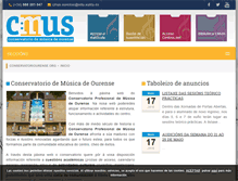 Tablet Screenshot of conservatoriourense.org